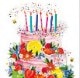 �ڥѡ��ƥ������������ġۥɥ����� PPD �ڡ��ѡ��ʥץ���/Cake & Fruits��L������ 20�������