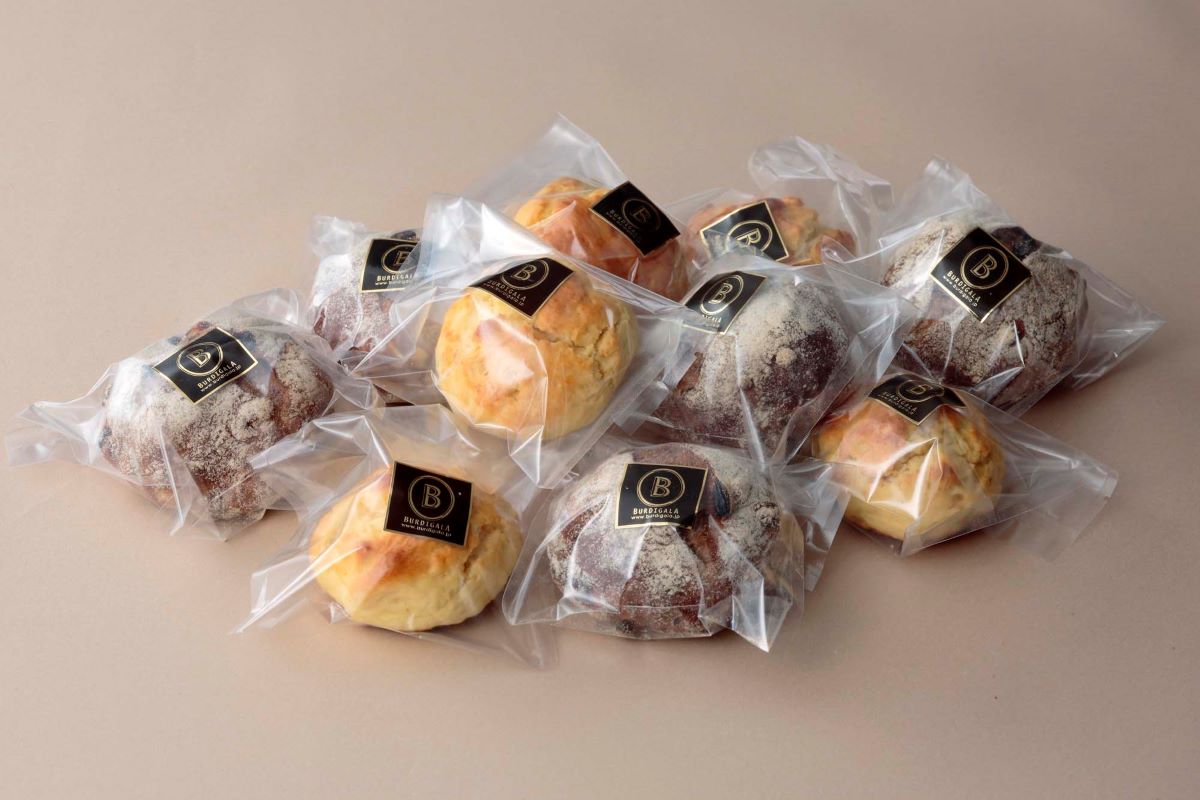 ★送料込★パン詰め合わせセット　スコーン5個＆セーグル・フリュイプチ5個（冷凍/ご自宅用/ラッピング対応不可/同梱不可）p-001