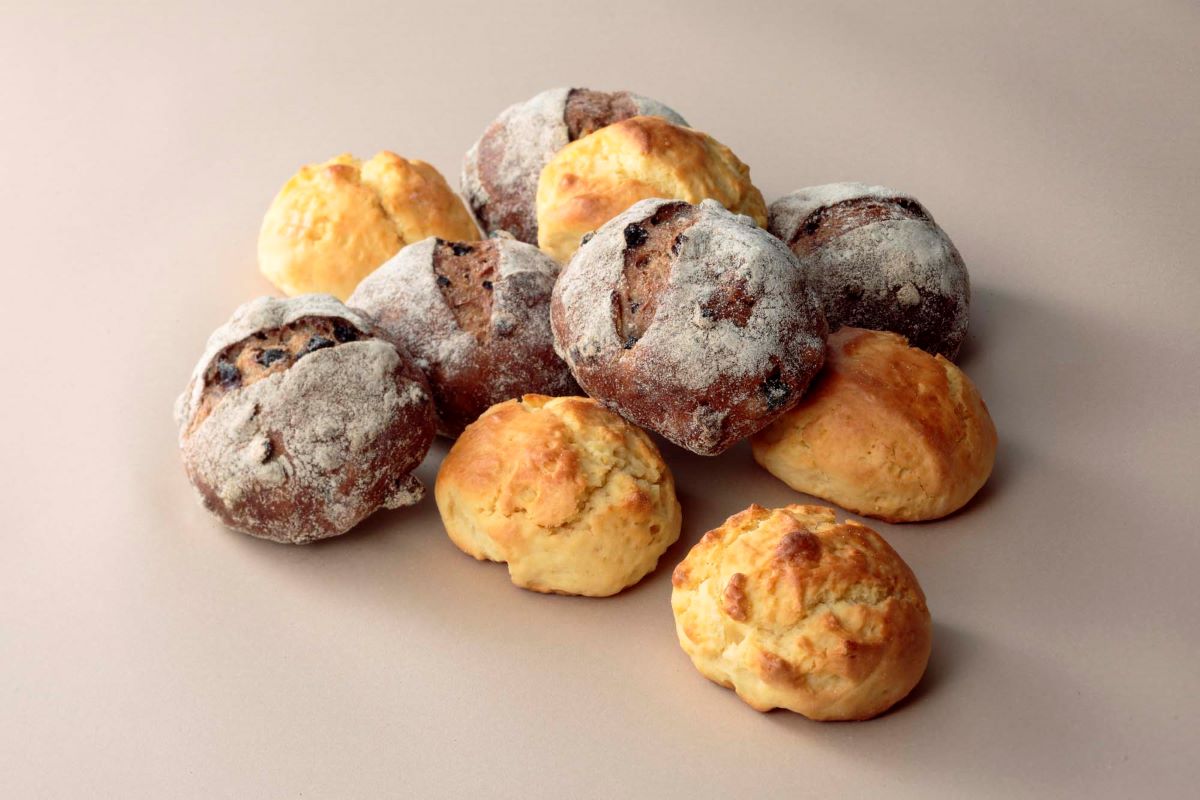 ★送料込★パン詰め合わせセット　スコーン5個＆セーグル・フリュイプチ5個（冷凍/ご自宅用/ラッピング対応不可/同梱不可）p-001