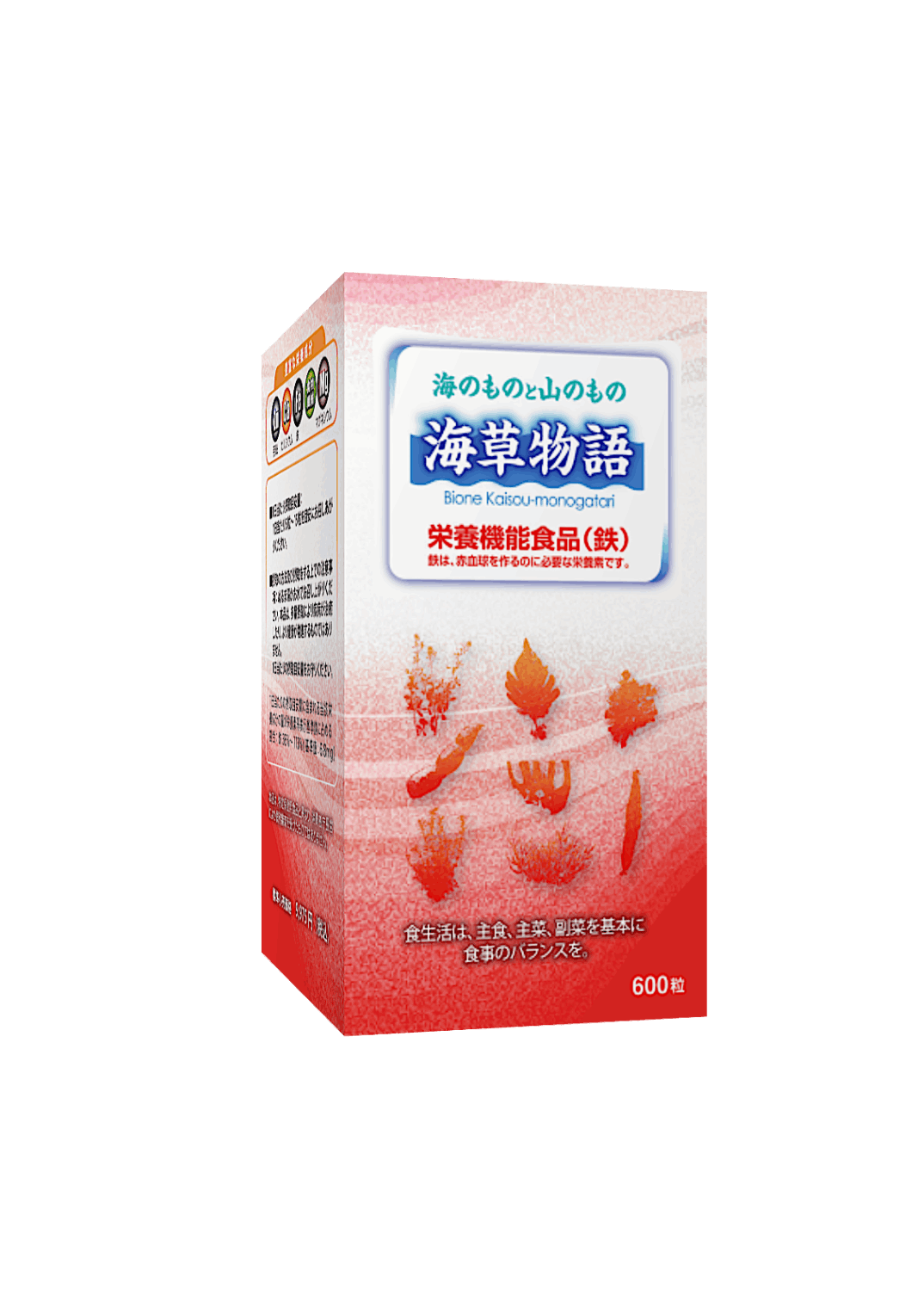 ビオネ・海草物語　栄養機能食品（鉄）　250ｍｇX600粒　150ｇ　bione