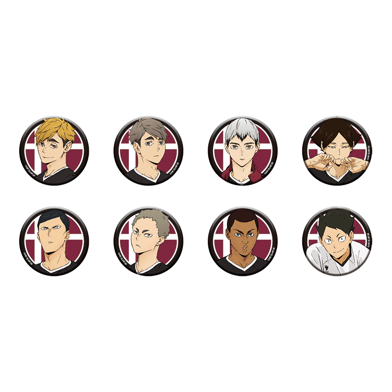 ハイキュー!! トレーディング缶バッジ(烏野高校）全12種 ランダム