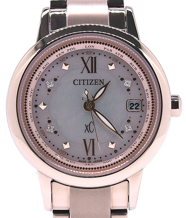 ☆箱保付！極美品！CITIZEN シチズン xC クロスシー EC1147-52W サクラ  
