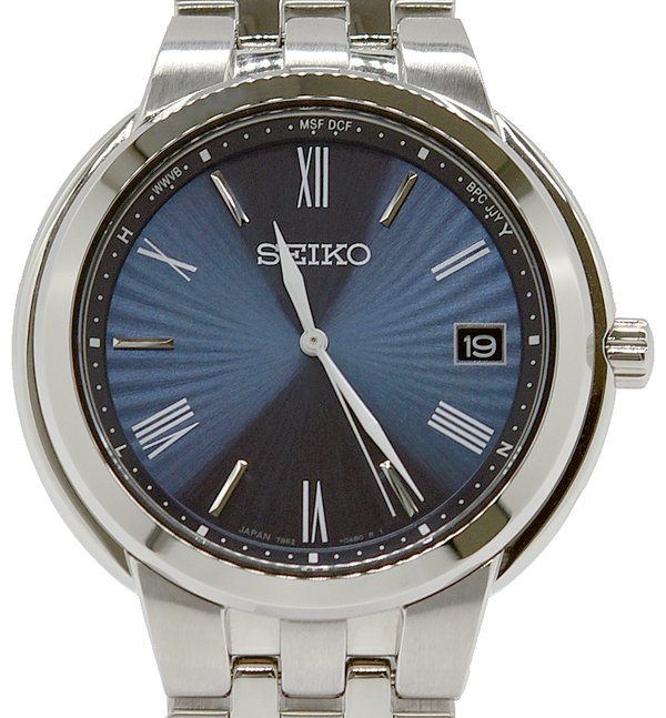 SEIKO セイコー セレクション 7B62-0AA0 SBTM283 デイト 青 この上なし 
