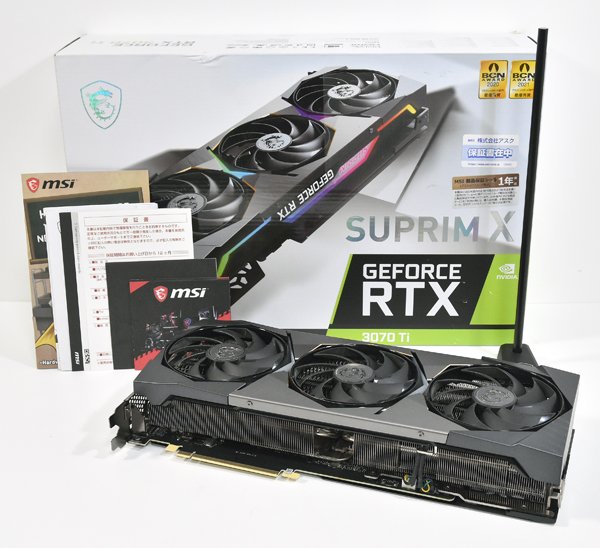 MSI GeForce RTX 3070 Ti SUPRIM X グラボ グラフィックボード GeForce