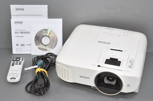 ☆リモコン付！EPSON エプソン EH-TW5650 ホーム プロジェクター 美品 