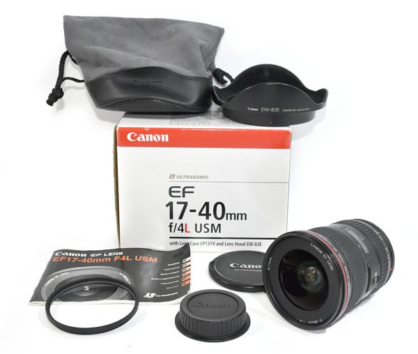 ☆元箱付！Canon キャノン EF 17-40mm F4L USM レンズ☆ | 家電製品  