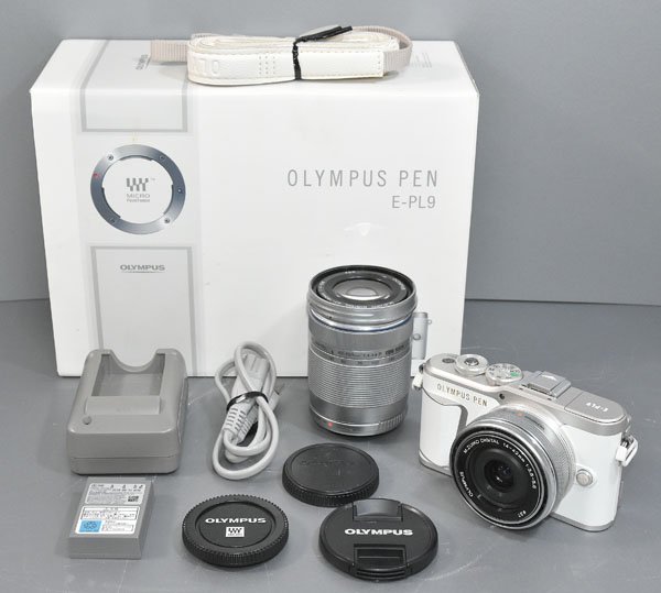 OLYMPUS PEN E-PL9 ホワイト 本体、レンズ、その為付属品 OLYMPUS PEN E-PL9 ホワイト 本体、レンズ、その為付属品