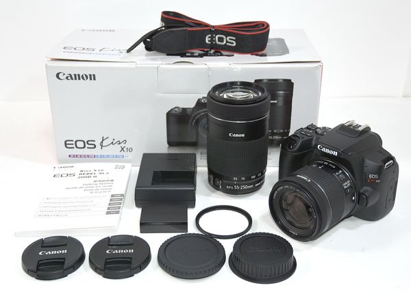 ☆元箱付!Canon キャノン EOS Kiss X10 ダブルズームキット ☆元箱付!Canon キャノン EOS Kiss X10 ダブルズームキット