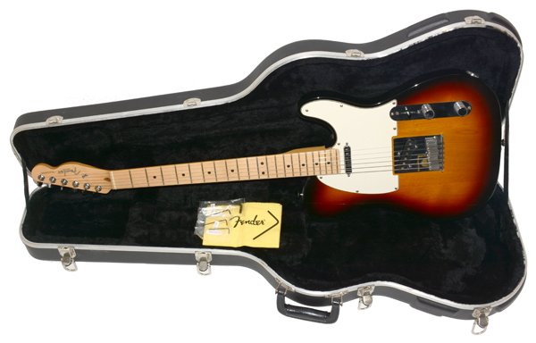 フェンダーUSテレキャスター、ケース付き ☆ハードケース付！FENDER USA AMERICAN STANDARD Telecaster