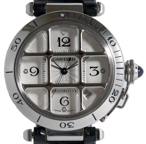 ☆箱付！美品！Cartier カルティエ パシャ38グリッド W3104055 2379  