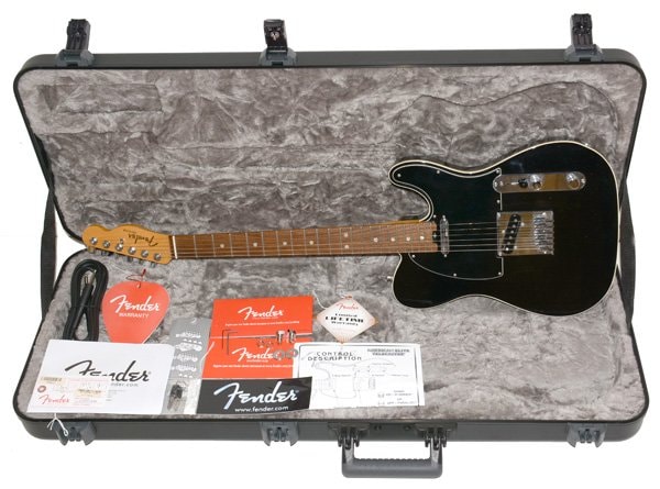 値下げ！即購入可！Fender Telecaster USA ハードケース付き ☆ハードケース付！Fender American Elite Telecaster RW MYSBLK