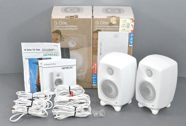 GENELEC g one ホワイト ペア スピーカー 【公式通販】