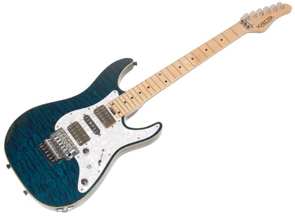 ギター Shecter sd-2-24-bw mod ☆ギグバッグ付！SCHECTER シェクター SD-II-24 SD-2-24 BW BLU