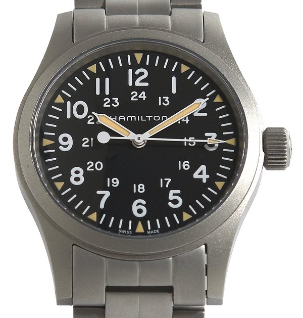 ☆未使用！HAMILTON ハミルトン カーキフィールド Mechanical H694390
