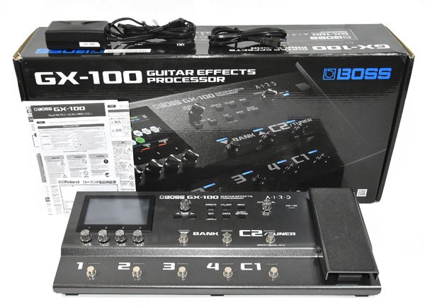 BOSS GX-100 マルチエフェクター(美品) ☆極美品！BOSS ボス GX-100 マルチエフェクター 元箱付