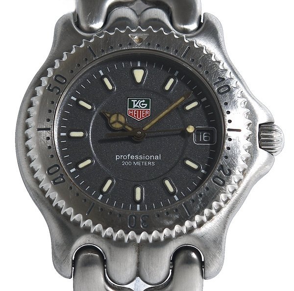 ☆TAG HEUER タグホイヤー セル WG1113-K0 デイト クォーツ メンズ