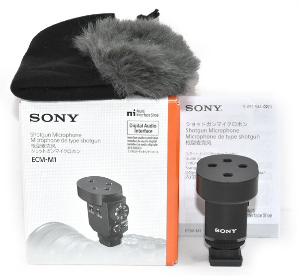 【新品未開封】SONY ECM-M1 ショットガンマイク ソニー、収音モードを8つ備えたマルチ小型ショットガンマイク
