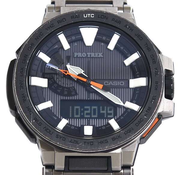 CASIO カシオ プロトレック PRX-7000T ソーラー時計 楽天市場】CASIO カシオ PROTREK プロトレック マナスル タフソーラー