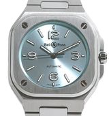 ��Ȣ��������ա����ʡ�Bell & Ross �٥������ BR05A-S-BU-ST/SST ICE BLUE STEEL �������֥롼 ���ƥ�쥹�������� ��ư���� ��󥺡�
