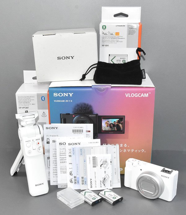 ☆バッテリー2個・元箱付！SONY ソニー VLOGCAM ZV-1M2G