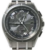 ��Ȣ���ա����ʡ�CITIZEN �������� ATTESA ���ƥå� AT8160-55H H800-T024190 �����륰�졼 �����ǥ� �����ɥ饤�� ��󥺡�