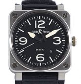 Ȣ��������� ���� Bell & Ross �٥������ BR03-92 ��ư���� ���