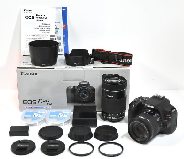 ☆元箱付!Canon キャノン EOS Kiss X10 ダブルズームキット ☆元箱付!Canon キャノン EOS Kiss X10 ダブルズームキット