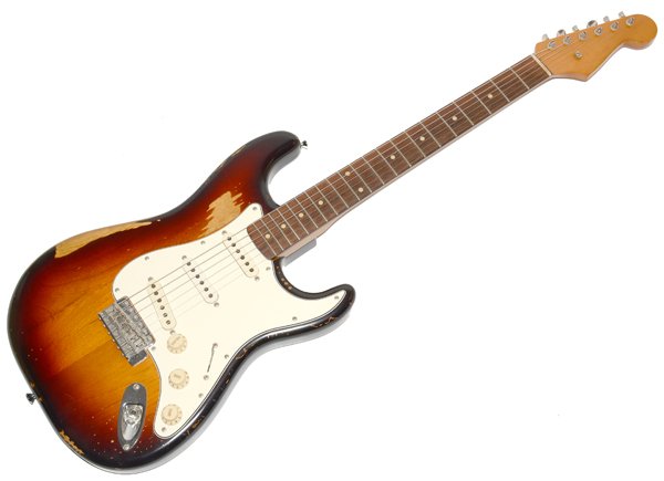 Edwards ストラト ☆ギグケース付！Edwards エドワーズ E-SE-128LT RE Stratocaster 3TS