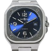 �����ò�������̵����Ȣ��������ա����ʡ�Bell��Ross �٥������ BLUE STEEL BR05A-BLU-ST/SST �֥롼ʸ���� ��ư���� ���