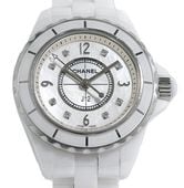 �����ò�������̵����Ȣ��������� ���� CHANEL ����ͥ� J12 H2570 �ۥ磻�� ������ ����ߥå� 8P ��������ɥ���ǥå��� �������� ��ǥ�����