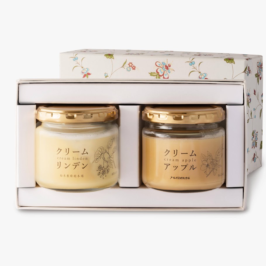 クリームはちみつ2点セット（クリームリンデン,クリームアップル
