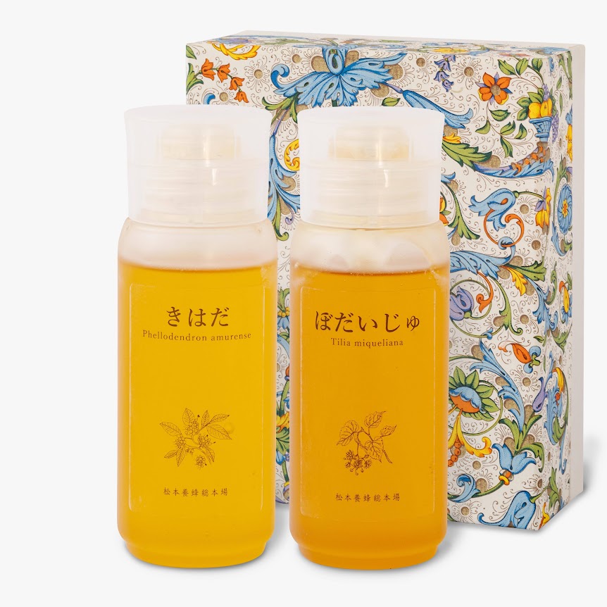 【SummerHoneyGift2026 -B-】ボトルセット（きはだ、ぼだいじゅ）（イタリア製紙箱）