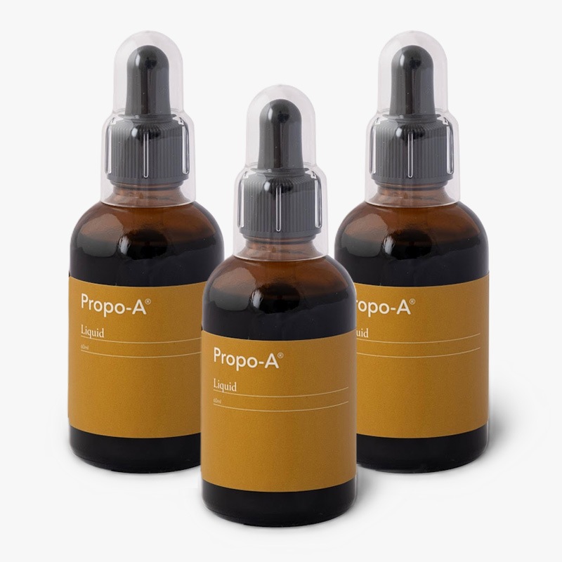 【まとめ買いで6,480円お買い得!!】 プロポ・A リキッド 60ml×3本セット　（ブラジル ミナス・ジェライス州産　高品質プロポリス　液体タイプ）