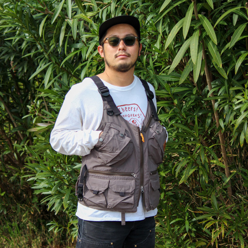 grn outdoor TEBURA VEST21 (GLAY)