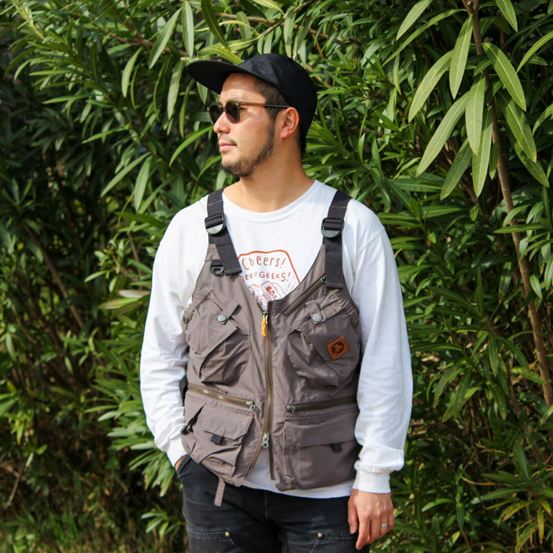 grn outdoor TEBURA VEST21 (GLAY)