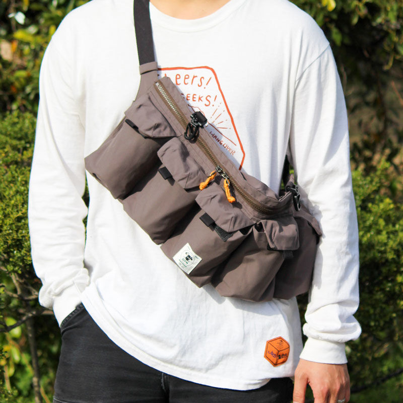 grn outdoor TEBURA BAG SHU-RAMBO(GRAY)