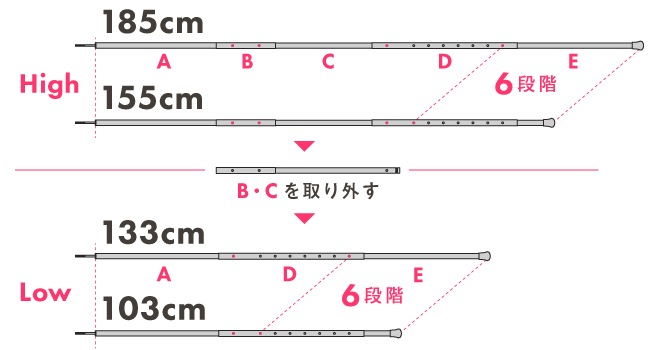 SHINANO WORKS THE POLE SUB185 2colors