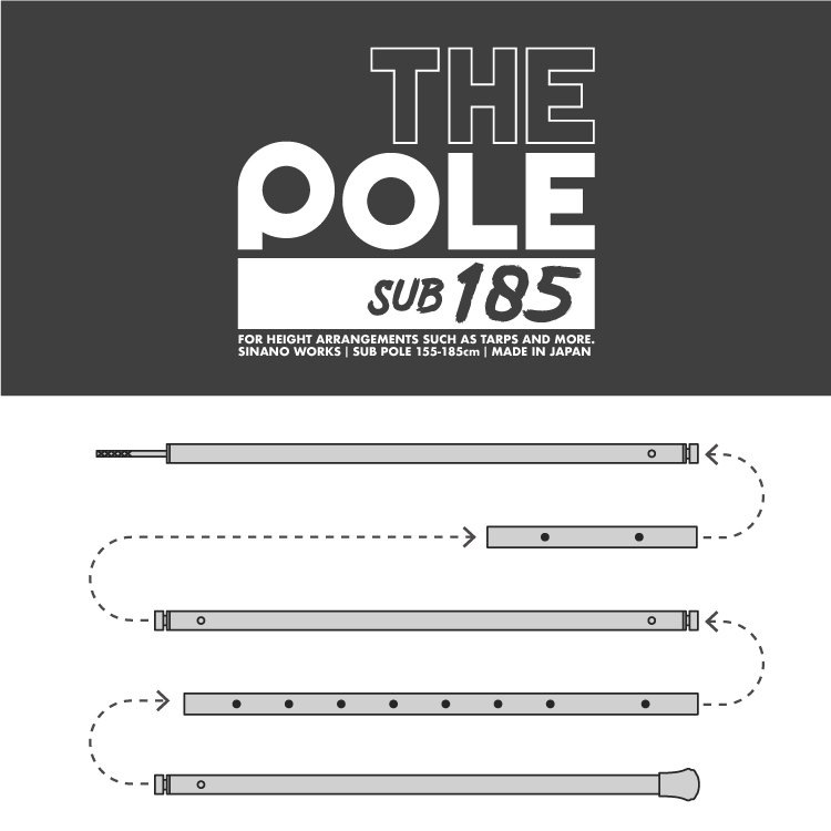 SHINANO WORKS THE POLE SUB185 2colors