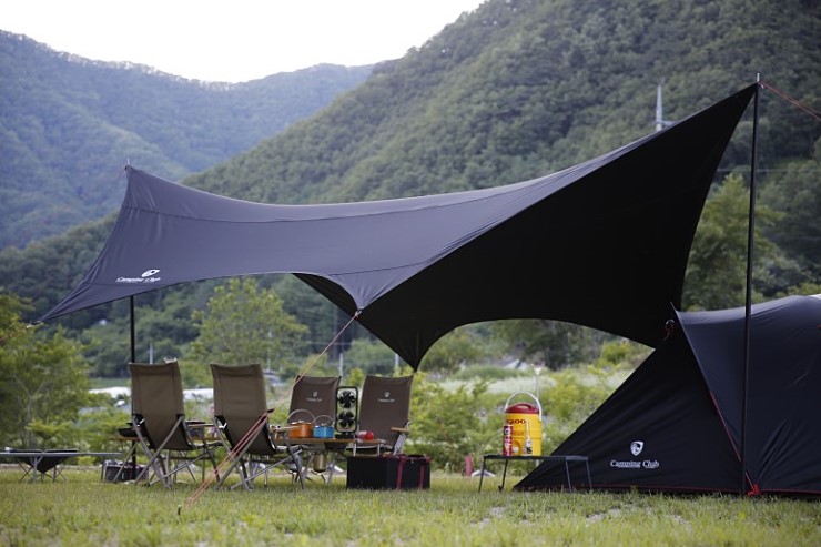 CAMPING CLUB HEXA2 BLACK&BLACK