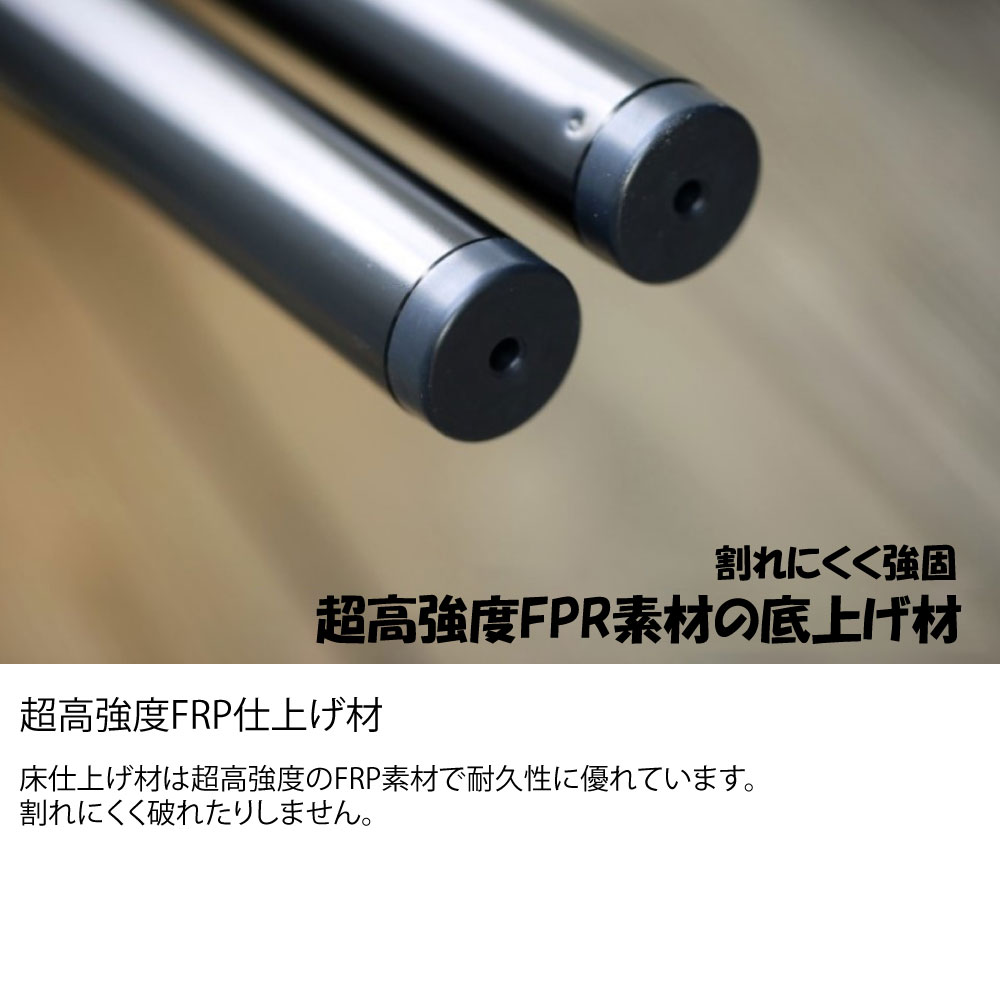 CAMPING CLUBメインポール 280mmブラック 2PCSセット