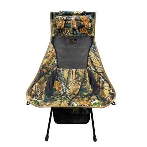 OWLCAMP forest camouflage high backed chair