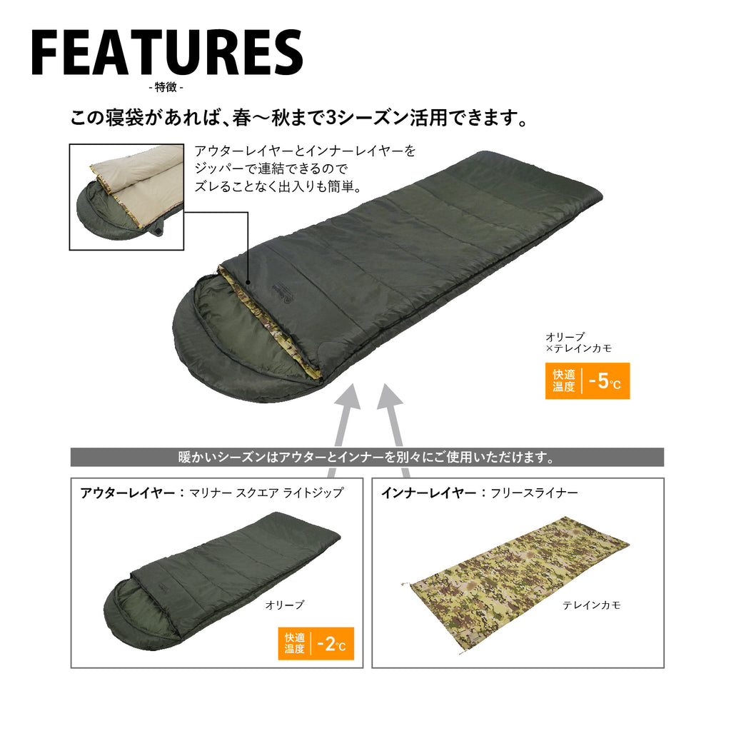 Snugpak ベースキャンプ フレキシブルシステム オリーブ/テレインカモ