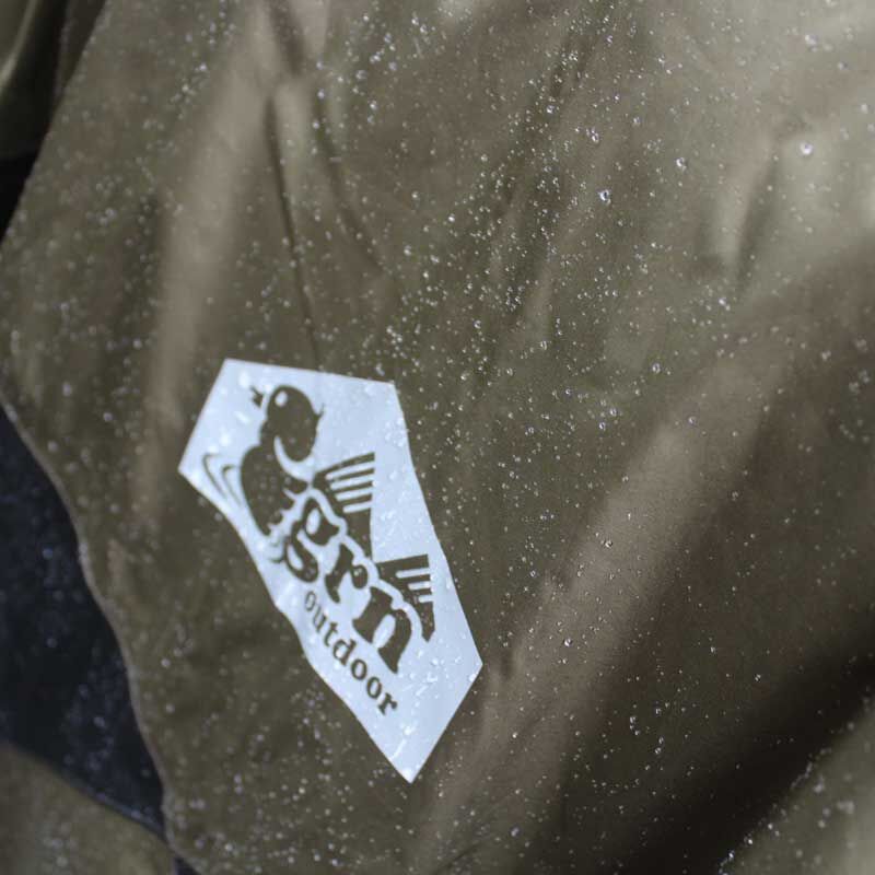 grn outdoor HASSUI HASSUI PONCHO(BLACK)