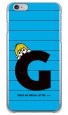 letter＆boy ブルー G design by PansonWorks（クリア） / SECOND SKIN|平面プリント/ハード|PansonWorks