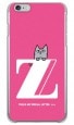 letter＆cat ピンク Z design by PansonWorks（クリア） / SECOND SKIN|平面プリント/ハード|PansonWorks