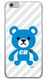 captain bear グレー design by PansonWorks（クリア） / SECOND SKIN|平面プリント/ハード|PansonWorks