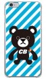captain bear ライトブルー design by PansonWorks（クリア） / SECOND SKIN|平面プリント/ハード|PansonWorks