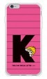 letter＆boy ピンク K design by PansonWorks（ソフトTPU半透明） / SECOND SKIN|平面プリント/ソフトTPU|PansonWorks