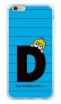 letter＆boy ブルー D design by PansonWorks（ソフトTPU半透明） / SECOND SKIN|平面プリント/ソフトTPU|PansonWorks