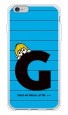 letter＆boy ブルー G design by PansonWorks（ソフトTPU半透明） / SECOND SKIN|平面プリント/ソフトTPU|PansonWorks